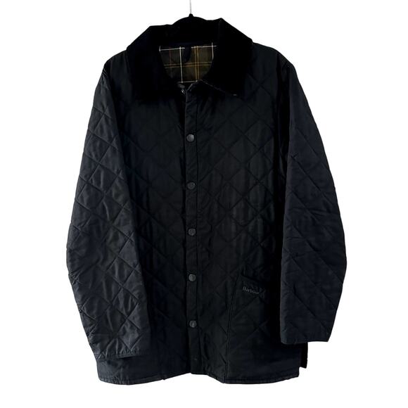 Barbour Jackets & Blazers - Barbour Liddesdale Quilted Barn Jacket Black